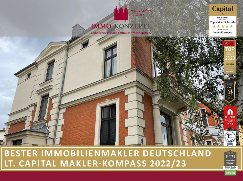 Mehrfamilienhaus zum Kauf als Kapitalanlage geeignet 849.900 € 14 Zimmer 600 m²<br/>Wohnfläche 600 m²<br/>Grundstück Feldstadt Schwerin 19053