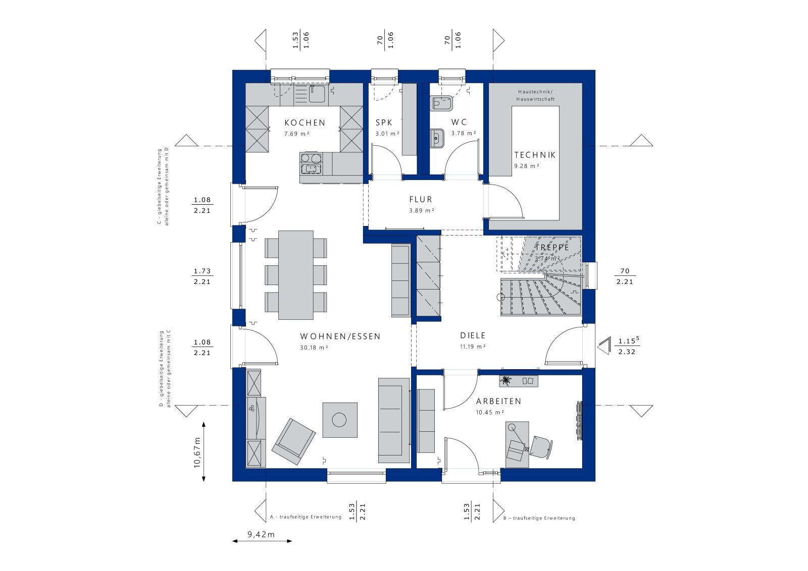 Einfamilienhaus zum Kauf 796.500 € 7 Zimmer 165 m²<br/>Wohnfläche 638 m²<br/>Grundstück Idstein Idstein 65510