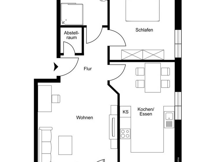 Wohnung zum Kauf 214.500 € 2 Zimmer 74,9 m² Attendorn 57439