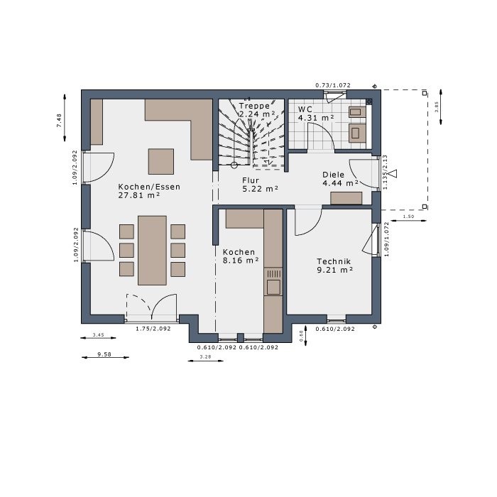 Einfamilienhaus zum Kauf provisionsfrei 475.308 € 4 Zimmer 119 m²<br/>Wohnfläche 539 m²<br/>Grundstück Ahrensbök Ahrensbök 23623