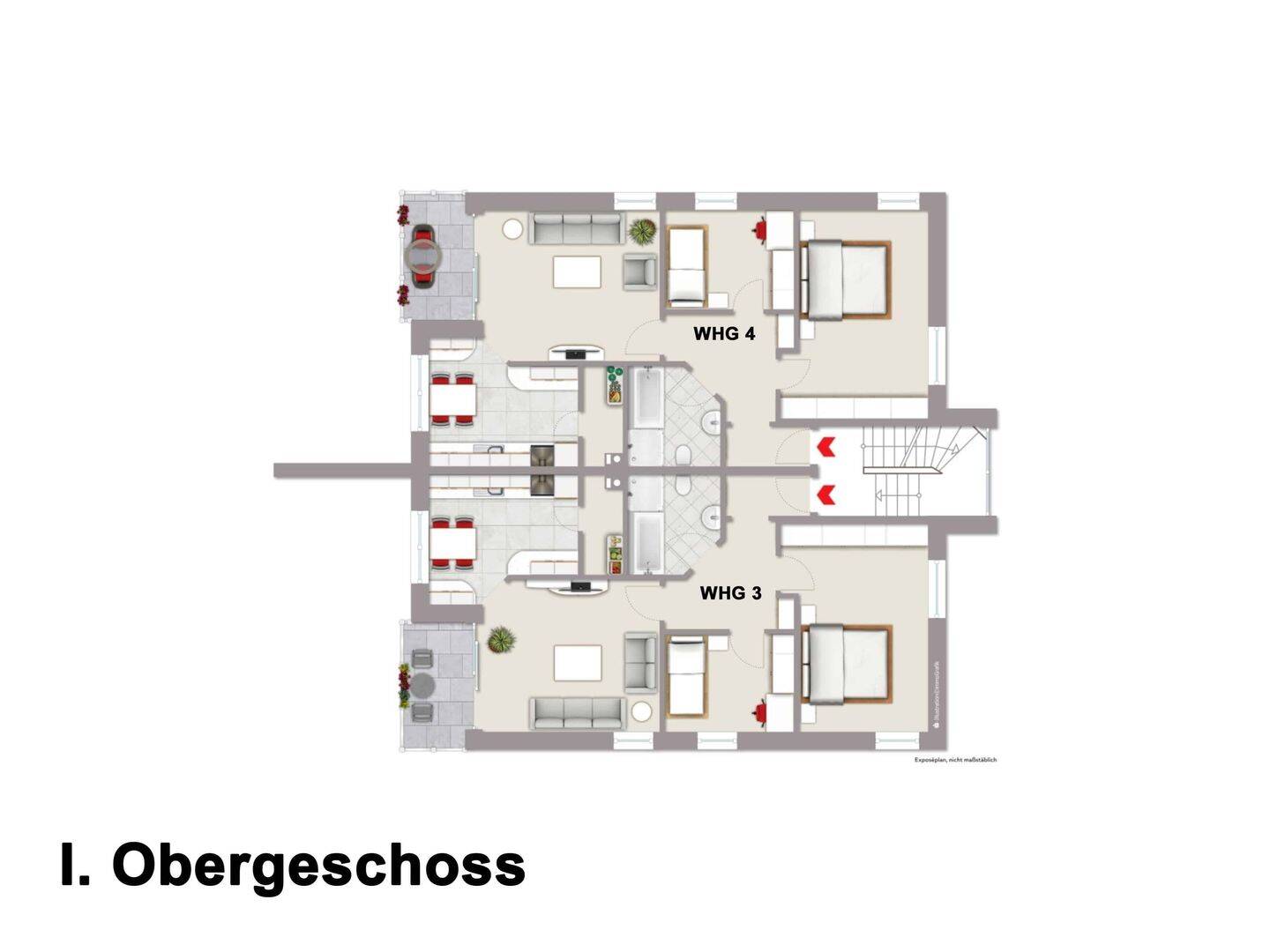 Immobilie in Velen - 6-Parteienhaus in Velen - ruhig gelegen, voll vermietet ! - Bild 4