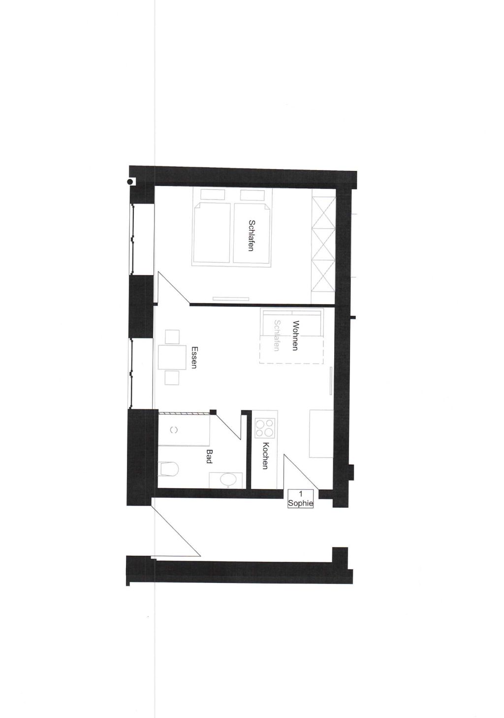 Wohnung zur Miete Wohnen auf Zeit 1.330 € 3 Zimmer 50 m²<br/>Wohnfläche 03.03.2025<br/>Verfügbarkeit Oberbilker Allee Friedrichstadt Düsseldorf 40215