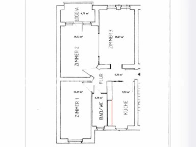 Wohnung zur Miete Tauschwohnung 900 € 3 Zimmer 75 m² EG Babelsberg - Süd Potsdam 14482