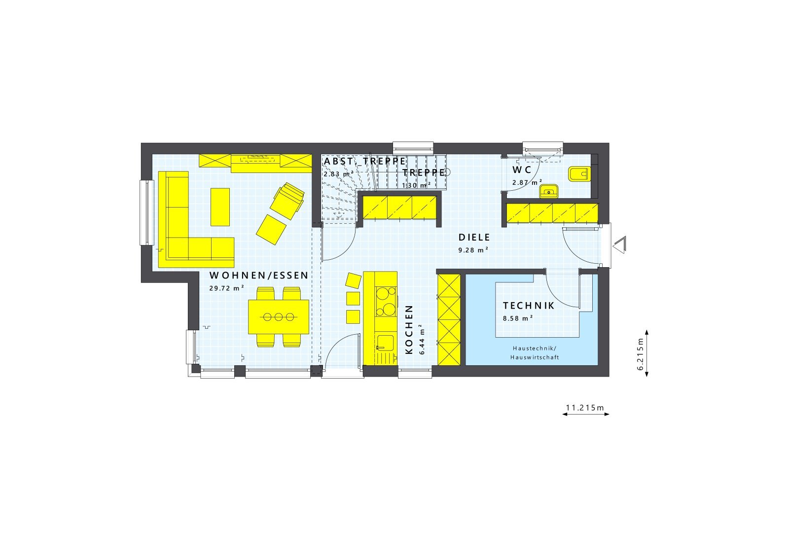 Einfamilienhaus zum Kauf provisionsfrei 466.352 € 4 Zimmer 116 m²<br/>Wohnfläche 510 m²<br/>Grundstück Ehlen Habichtswald 34317