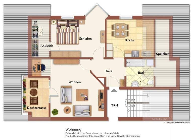 Wohnung zum Kauf 169.800 € 2 Zimmer 69,7 m² 3. Geschoss Steffelsöd Pfarrkirchen 84347