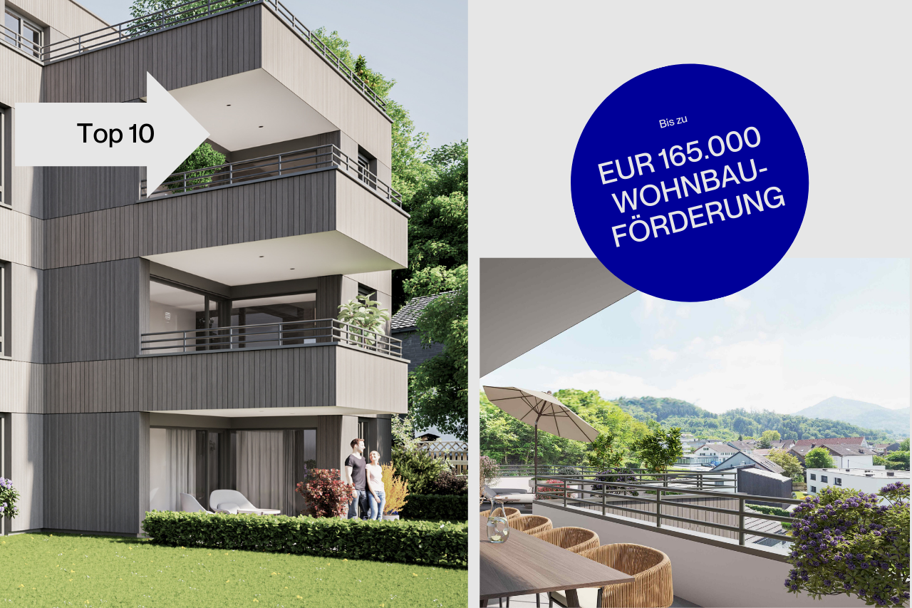 Wohnung zum Kauf provisionsfrei 549.000 € 4 Zimmer 73 m²<br/>Wohnfläche 2.<br/>Geschoss Kehlerstraße Dornbirn 6850