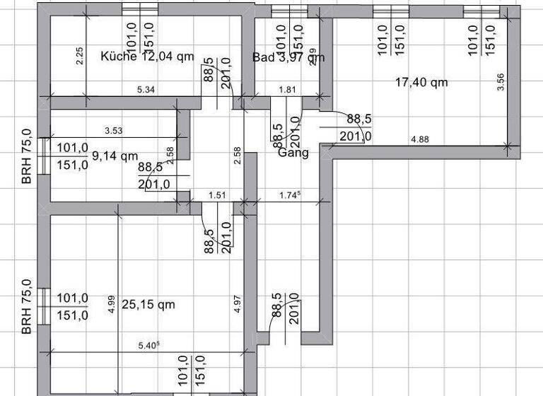 Wohnung zur Miete 500 € 3 Zimmer 77,5 m² 2. Geschoss frei ab 01.03.2026 Uffenheim 97215
