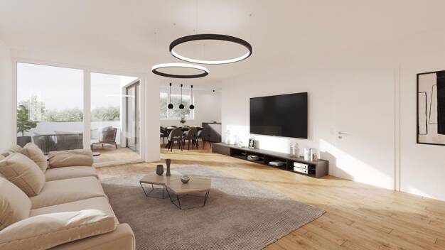 Wohnung zum Kauf - Neubau provisionsfrei 550.000 € 4 Zimmer 113,6 m² 2. Geschoss Berliner Straße 53 Ranzel Niederkassel 53859