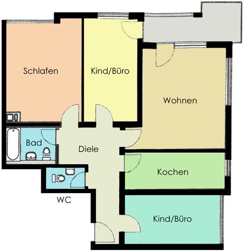 Wohnung zur Miete 582 € 4 Zimmer 97 m²<br/>Wohnfläche 1.<br/>Geschoss ab sofort<br/>Verfügbarkeit Mühlenallee 08 Meuro Schipkau 01994