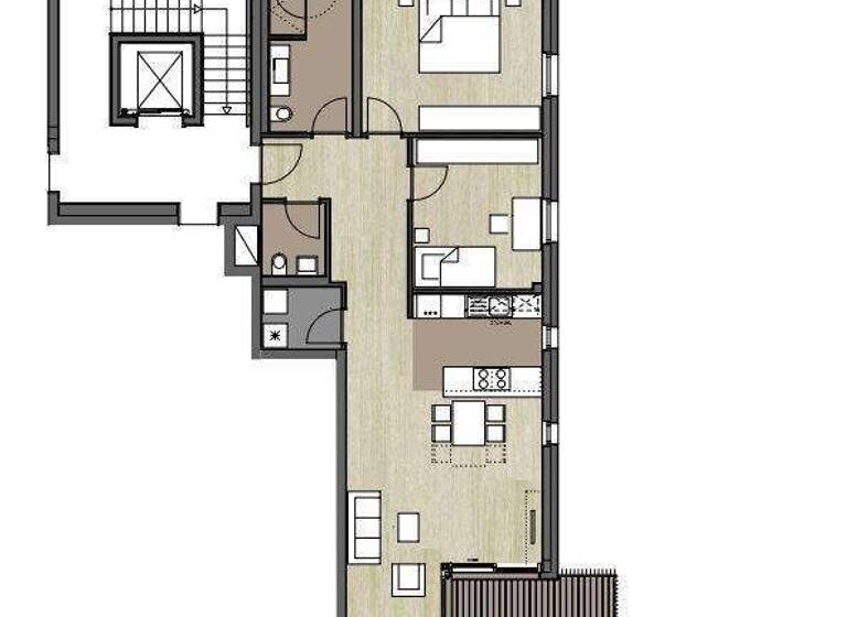 Wohnung zur Miete 950 € 3 Zimmer 91,6 m² frei ab 01.04.2026 Schlesienring 16 Eschberg Saarbrücken 66121