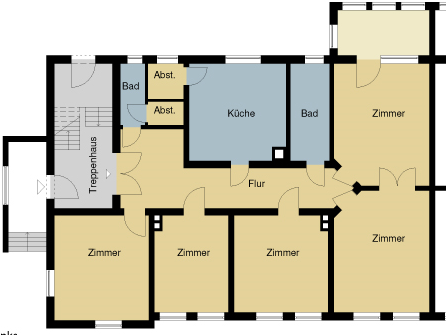 Wohnung zur Miete 900 € 5 Zimmer 150 m²<br/>Wohnfläche EG<br/>Geschoss ab sofort<br/>Verfügbarkeit Harzstr. 55 Langelsheim Langelsheim 38685