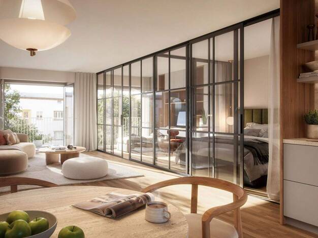 Wohnung zum Kauf - Erstbezug provisionsfrei 449.500 € 2,5 Zimmer 55,8 m² 2. Geschoss Thulestraße  / Ecke Neumannstraße 48 Pankow Berlin 13189