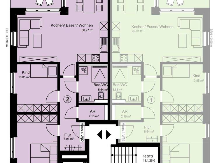 Wohnung zum Kauf - Erstbezug provisionsfrei 348.039 € 3 Zimmer 78,8 m² EG frei ab sofort Recke 49509