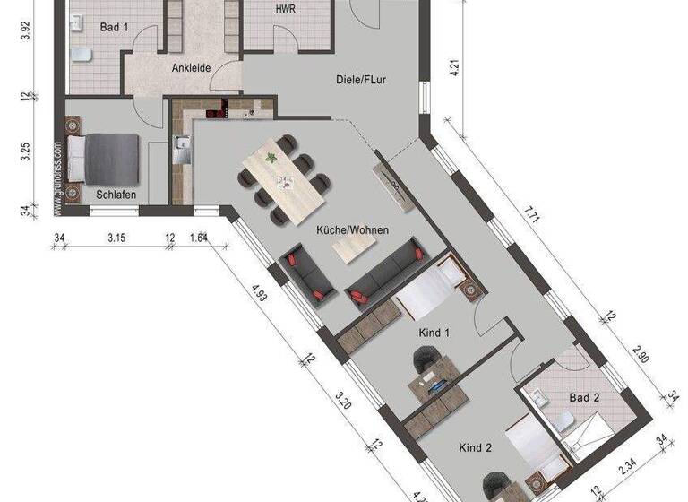 Bungalow zum Kauf - Erstbezug provisionsfrei 649.000 € 5,5 Zimmer 132,8 m² 553 m² Grundstück Henstedt-Ulzburg 24558