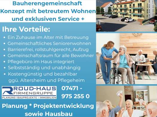 Betreutes Wohnen zum Kauf als Kapitalanlage geeignet Mössingen Mössingen 72116