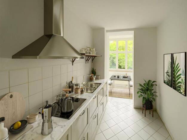 Wohnung zum Kauf provisionsfrei 141.000 € 2 Zimmer 56,9 m² EG Schulze-Delitzsch-Straße 28 Tolkewitz/Seidnitz-Nord Ortsamtsbereich Blasewitz 01279