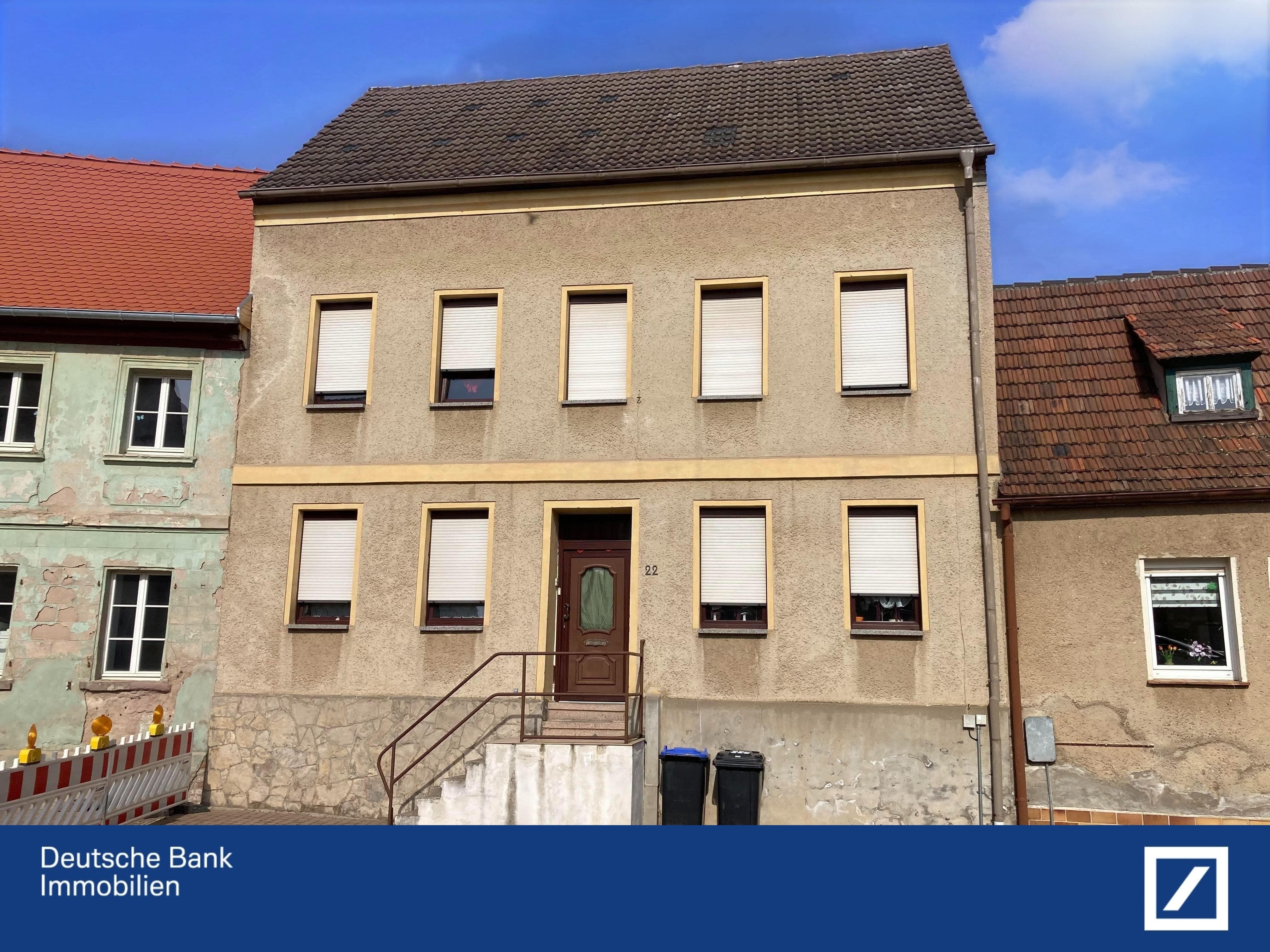 Reihenmittelhaus zum Kauf 99.500 € 4 Zimmer 120 m²<br/>Wohnfläche 385 m²<br/>Grundstück ab sofort<br/>Verfügbarkeit Hettstedt Hettstedt 06333