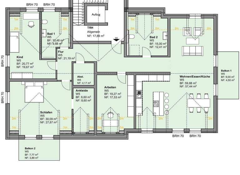 Penthouse zum Kauf - Erstbezug provisionsfrei 991.100 € 4 Zimmer 187 m² 3. Geschoss frei ab sofort Winningen 56333
