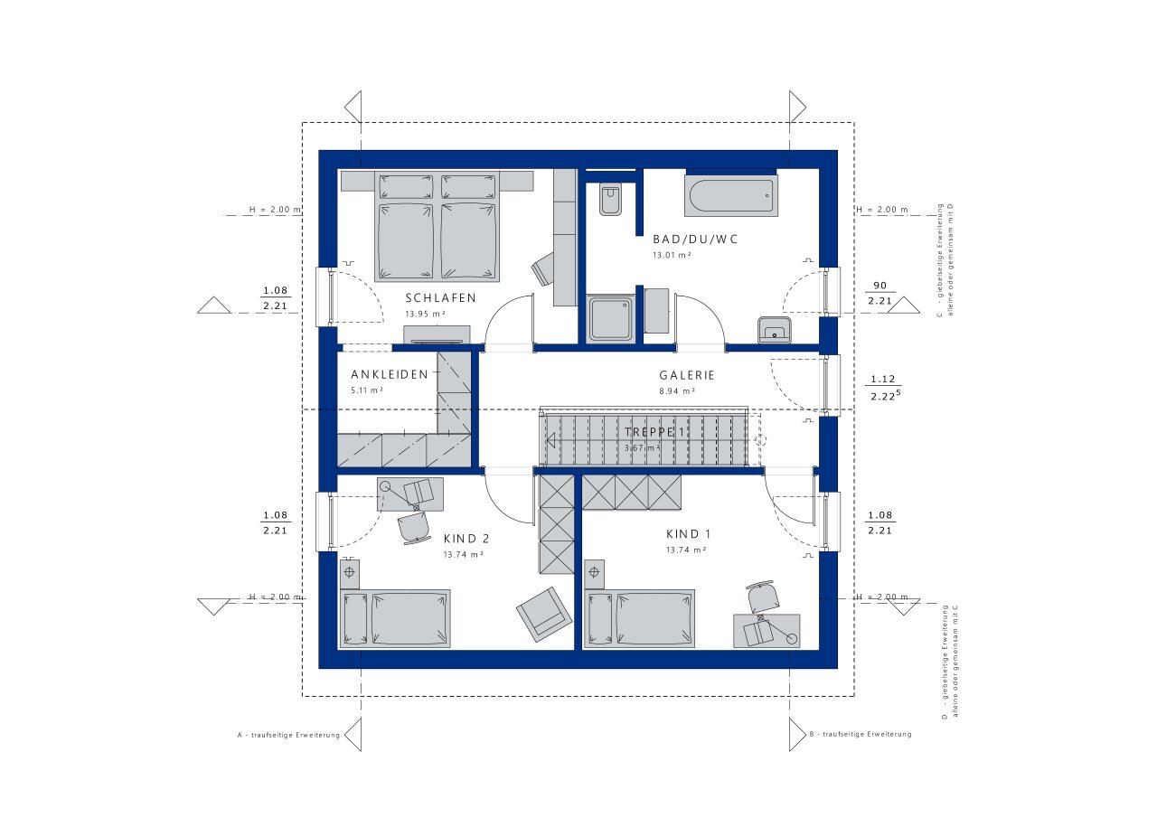 Haus zum Kauf provisionsfrei 748.000 € 5 Zimmer 145,7 m²<br/>Wohnfläche 400 m²<br/>Grundstück Meerholz Gelnhausen 63571