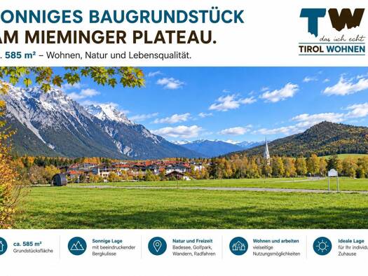 Grundstück zum Kauf 389.000 € 585 m² Grundstück Mieming 6414