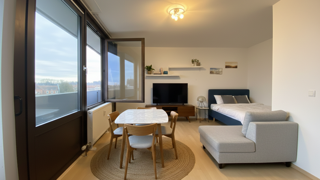 Studio zum Kauf 137.000 € 1 Zimmer 27,4 m² 9. Geschoss frei ab sofort Weststadt Ulm 89077