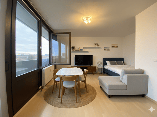 Wohnung zum Kauf 137.000 € 1 Zimmer 27,4 m² 9. Geschoss frei ab 31.10.2026 Weststadt Ulm 89077