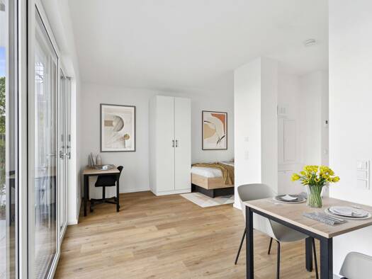Wohnung zur Miete - Erstbezug 925 € 1 Zimmer 26,8 m² 3. Geschoss Königin-Luise-Straße 15 Dahlem Berlin 14195