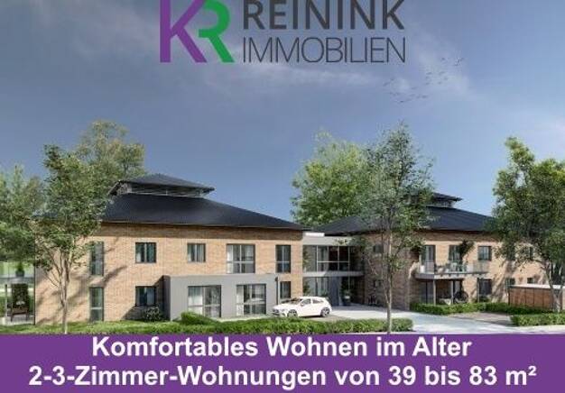 Wohnung zum Kauf - Erstbezug 265.000 € 2 Zimmer 66 m² Hoher Esch 4 Laar Laar 49824