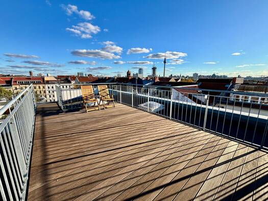 Penthouse zur Miete 5.400 € 5 Zimmer 200 m² Geschoss 4/5 frei ab 01.10.2026 Choriner Straße 14 Mitte Pankow 10119