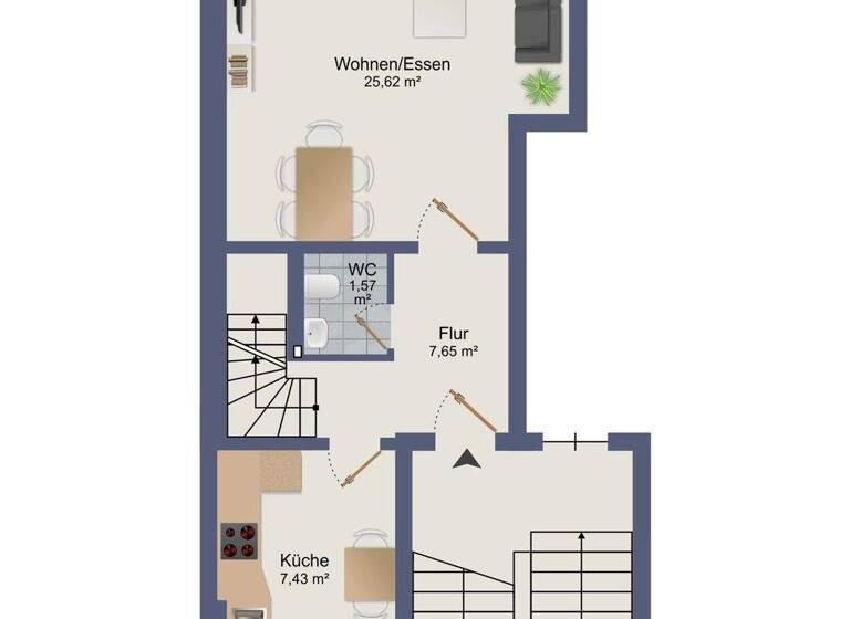 Maisonette zum Kauf 172.000 € 2 Zimmer 63,3 m² Pieschen-Nord/Trachenberge Dresden 01129