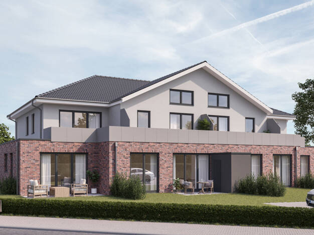 Terrassenwohnung zum Kauf - Erstbezug 456.000 € 3,5 Zimmer 90 m² frei ab sofort Adendorf 21365