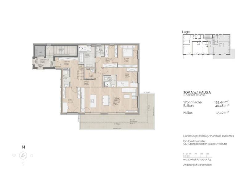 Wohnung zum Kauf 1.265.500 € 4 Zimmer 135,4 m² St. Lorenz 5310