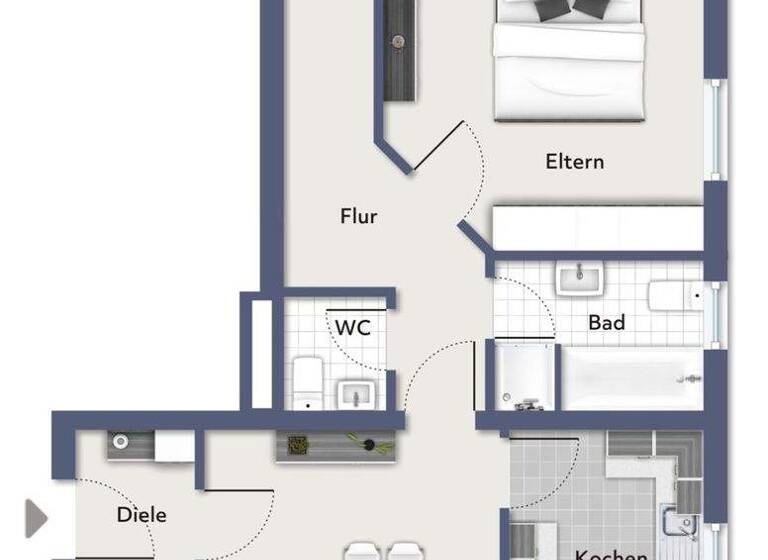 Wohnung zum Kauf 255.000 € 3 Zimmer 87,5 m² EG Leimen 69181