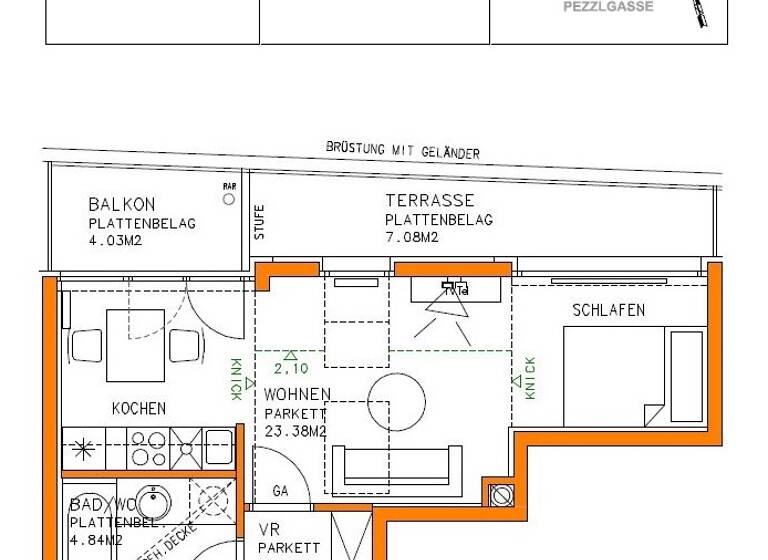 Studio zur Miete 555 € 1 Zimmer 31,7 m² Wien 1170