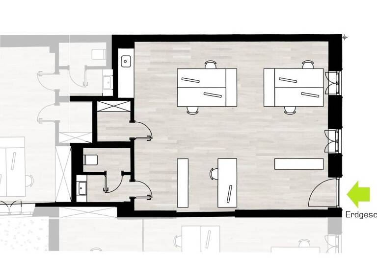 Büro zum Kauf provisionsfrei 413.120 € 2 Zimmer 51,6 m² Bürofläche Innenstadt Erlangen 91054