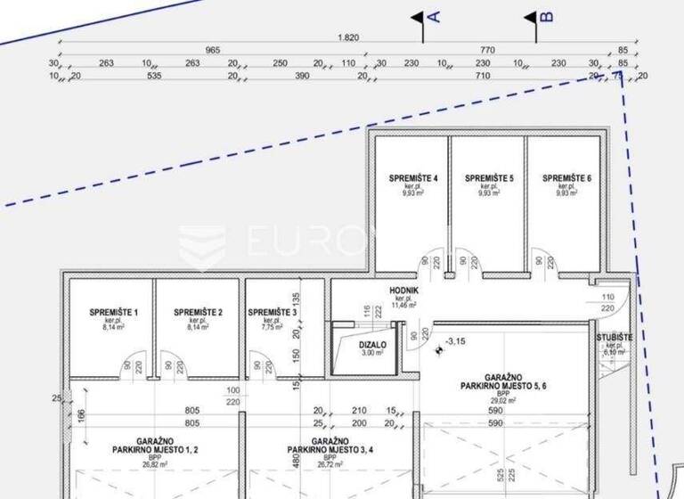 Wohnung zum Kauf 424.800 € 2 Zimmer 94 m² 1. Geschoss Povljana Povljana