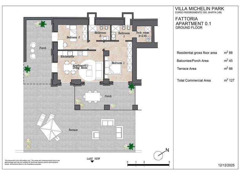 Wohnung zum Kauf 530.000 € 3 Zimmer 76 m² EG frei ab sofort Ghiffa 28823