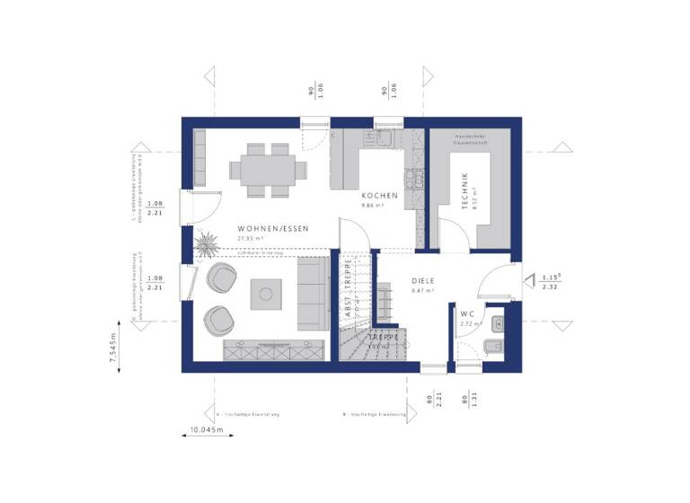 Einfamilienhaus zum Kauf 469.200 € 5 Zimmer 127 m²<br/>Wohnfläche 720 m²<br/>Grundstück Döbeln Döbeln 04720