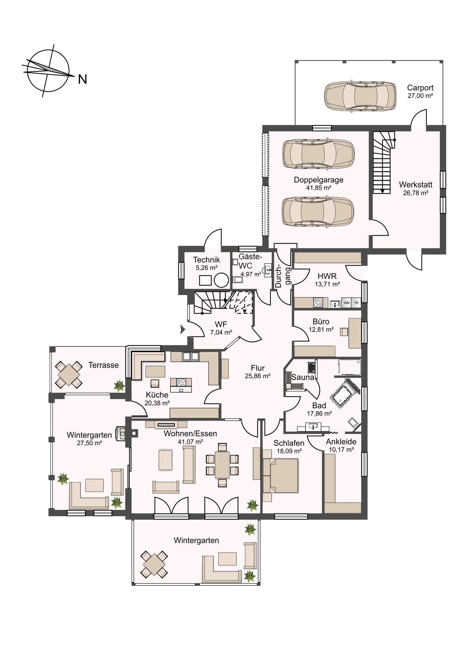 Einfamilienhaus zum Kauf 799.000 € 7 Zimmer 367 m²<br/>Wohnfläche 2.542 m²<br/>Grundstück ab sofort<br/>Verfügbarkeit Großenwede Schneverdingen 29640