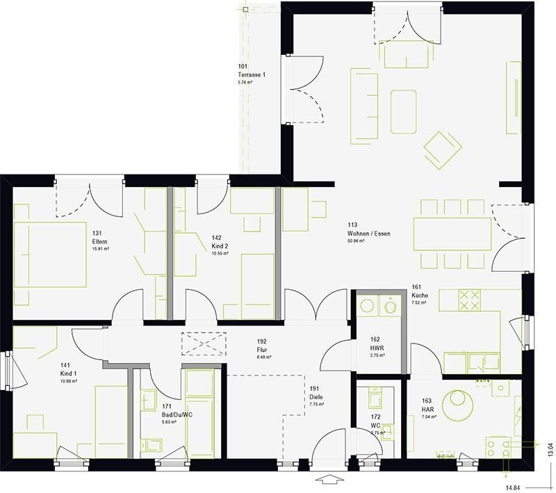 Bungalow zum Kauf provisionsfrei 589.000 € 4 Zimmer 136 m²<br/>Wohnfläche 754 m²<br/>Grundstück Gau-Algesheim 55435