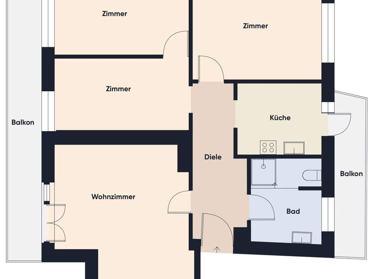 Wohnung zum Kauf 260.000 € 4 Zimmer 3. Geschoss Riedgasse 42 Dornbirn 6850
