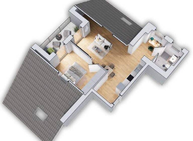 Wohnung zum Kauf provisionsfrei 370.000 € 2 Zimmer 48,6 m² Herzogenaurach 91074