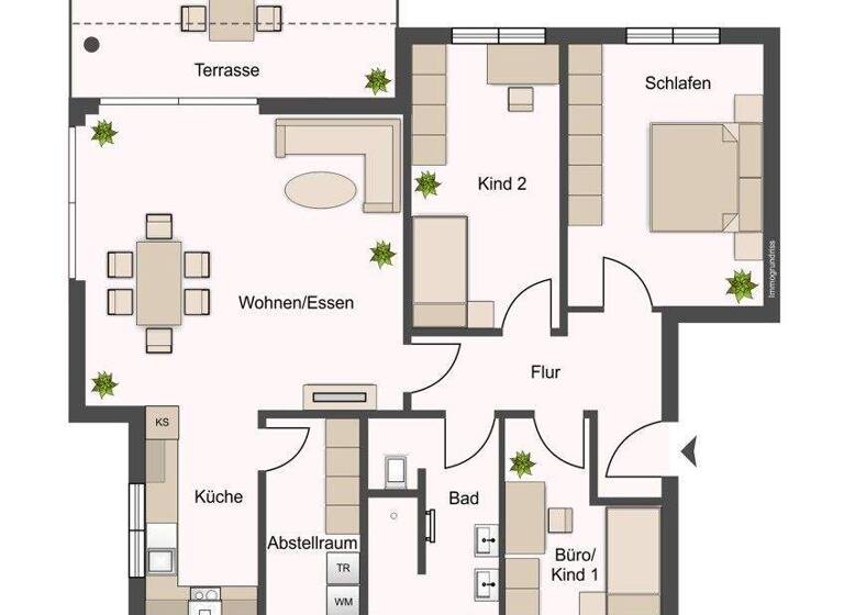 Wohnung zur Miete - Erstbezug 900 € 4 Zimmer 94,7 m² frei ab sofort Friesoythe 26169