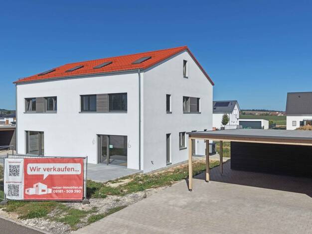 Doppelhaushälfte zum Kauf - Erstbezug provisionsfrei 639.000 € 6 Zimmer 171 m² 456 m² Grundstück frei ab sofort Deining Deining 92364