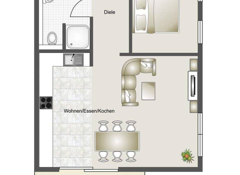 Wohnung zum Kauf 299.000 € 2 Zimmer 65,8 m² Gundelfingen Gundelfingen an der Donau 89423