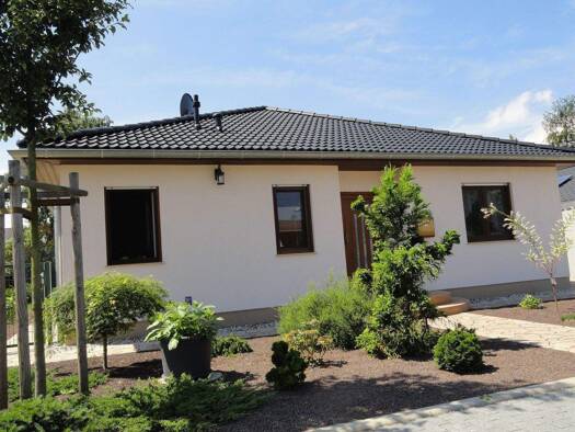 Einfamilienhaus zum Kauf - Erstbezug provisionsfrei 264.870 € 3 Zimmer 81 m² 600 m² Grundstück Am Bahnhof Trebsen Trebsen/Mulde 04668