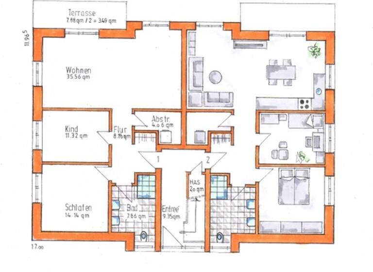 Wohnung zum Kauf - Erstbezug 310.000 € 3 Zimmer 81,2 m² EG Syke 28857