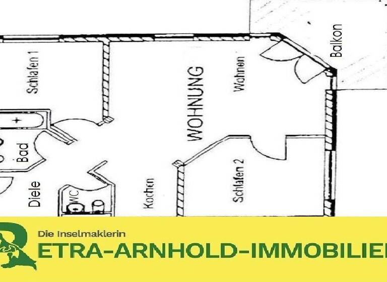 Wohnung zum Kauf 445.000 € 3 Zimmer 75 m² Ostseebad Heringsdorf Seebad Heringsdorf 17424
