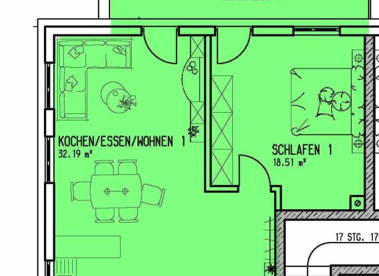 Wohnung zur Miete 970 € 2 Zimmer 76,7 m² Ansbach 91522