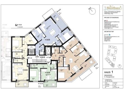 Terrassenwohnung zum Kauf - Neubau provisionsfrei als Kapitalanlage geeignet 638.600 € 3 Zimmer 83 m² Freiladestraße 4 Brühl Freiburg im Breisgau 79106